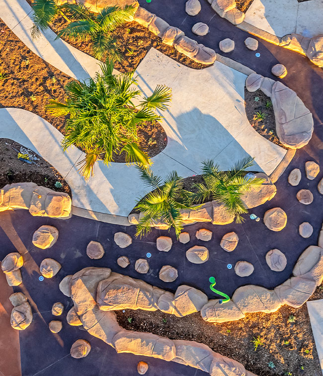 Campbelltown Billabong Parklands - Aerial View of Lagoon