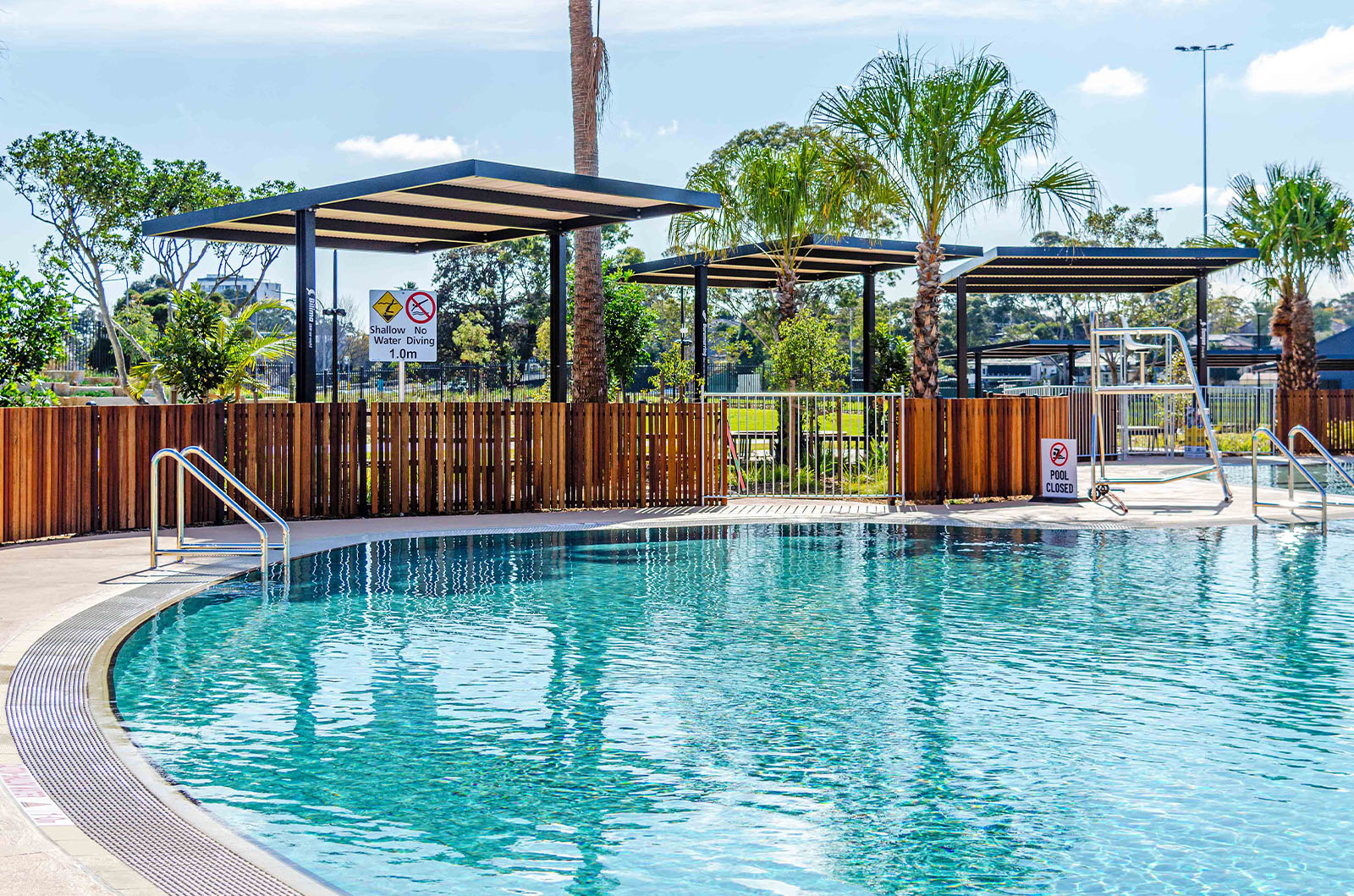 Campbelltown Billabong Parklands - Pool & Shelters