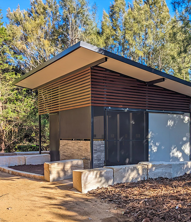 Amenity Building on University Grounds