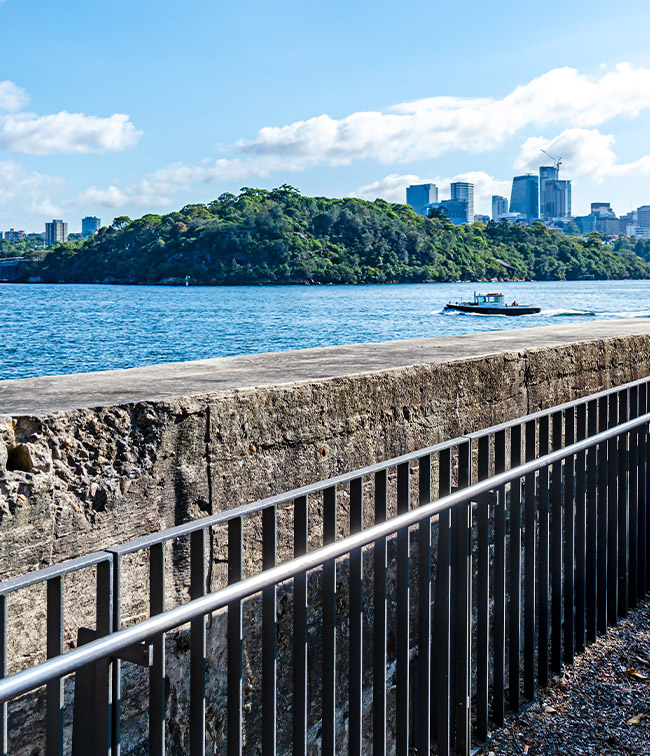 Ballast Point Park - Park Walls