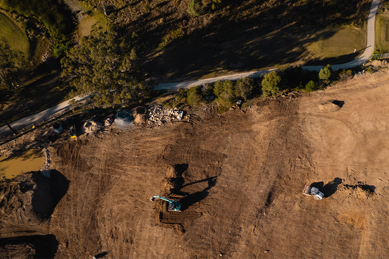 Civil Earthworks on site