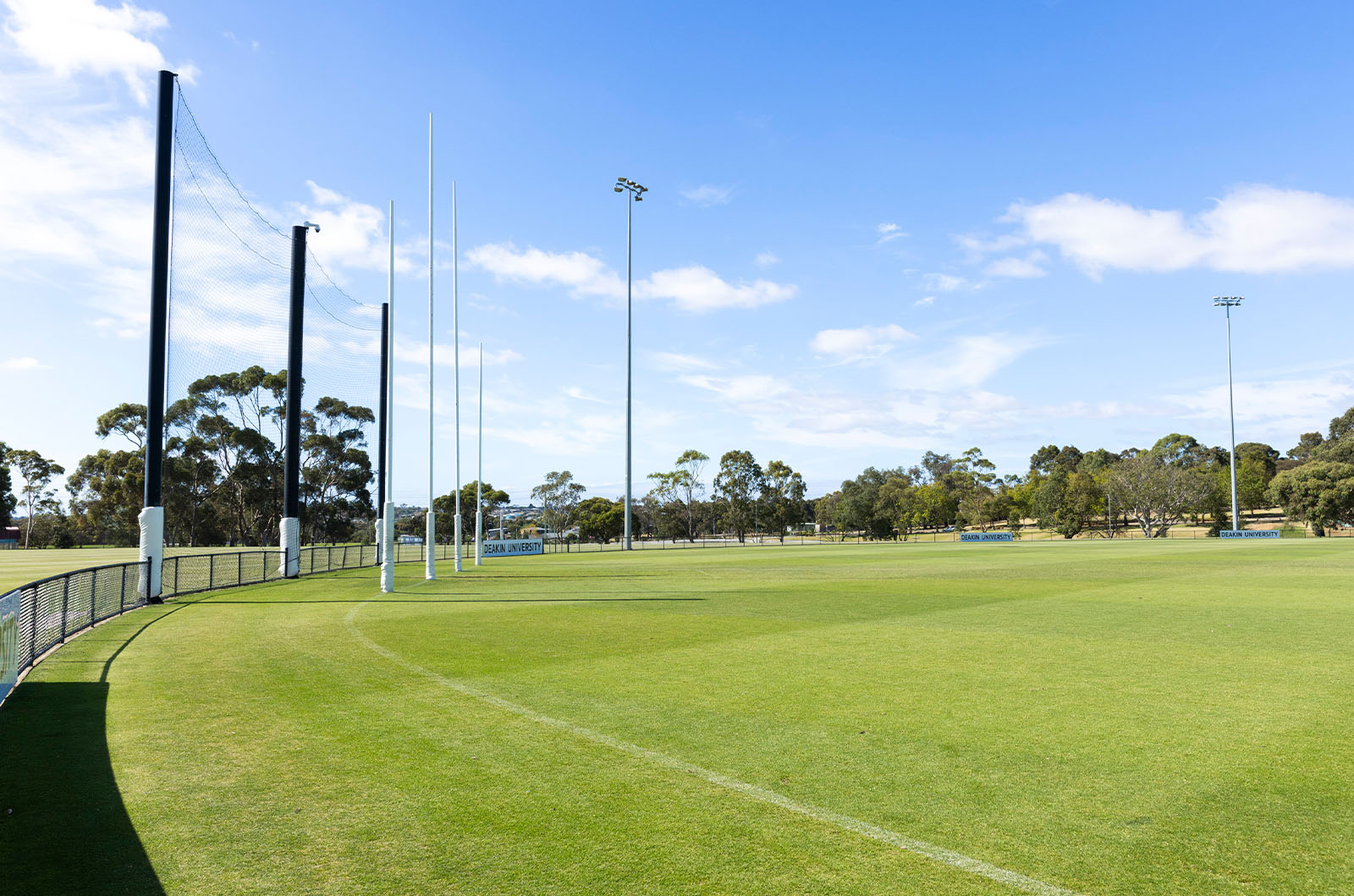 Deakin University - Sports Field and Goal Posts