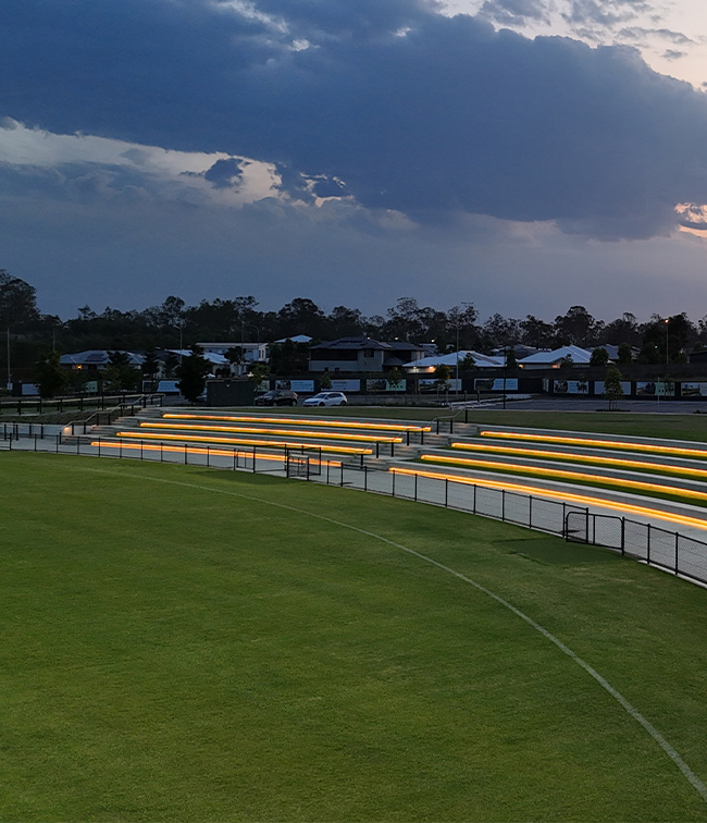 Everleigh Oval and grandstand