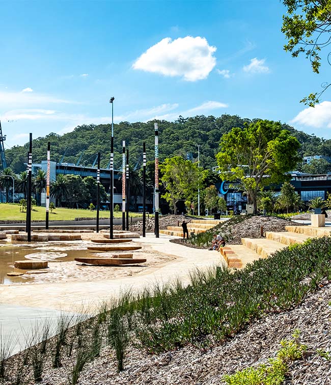 Leagues Club Park - Gardens and Play Equipment