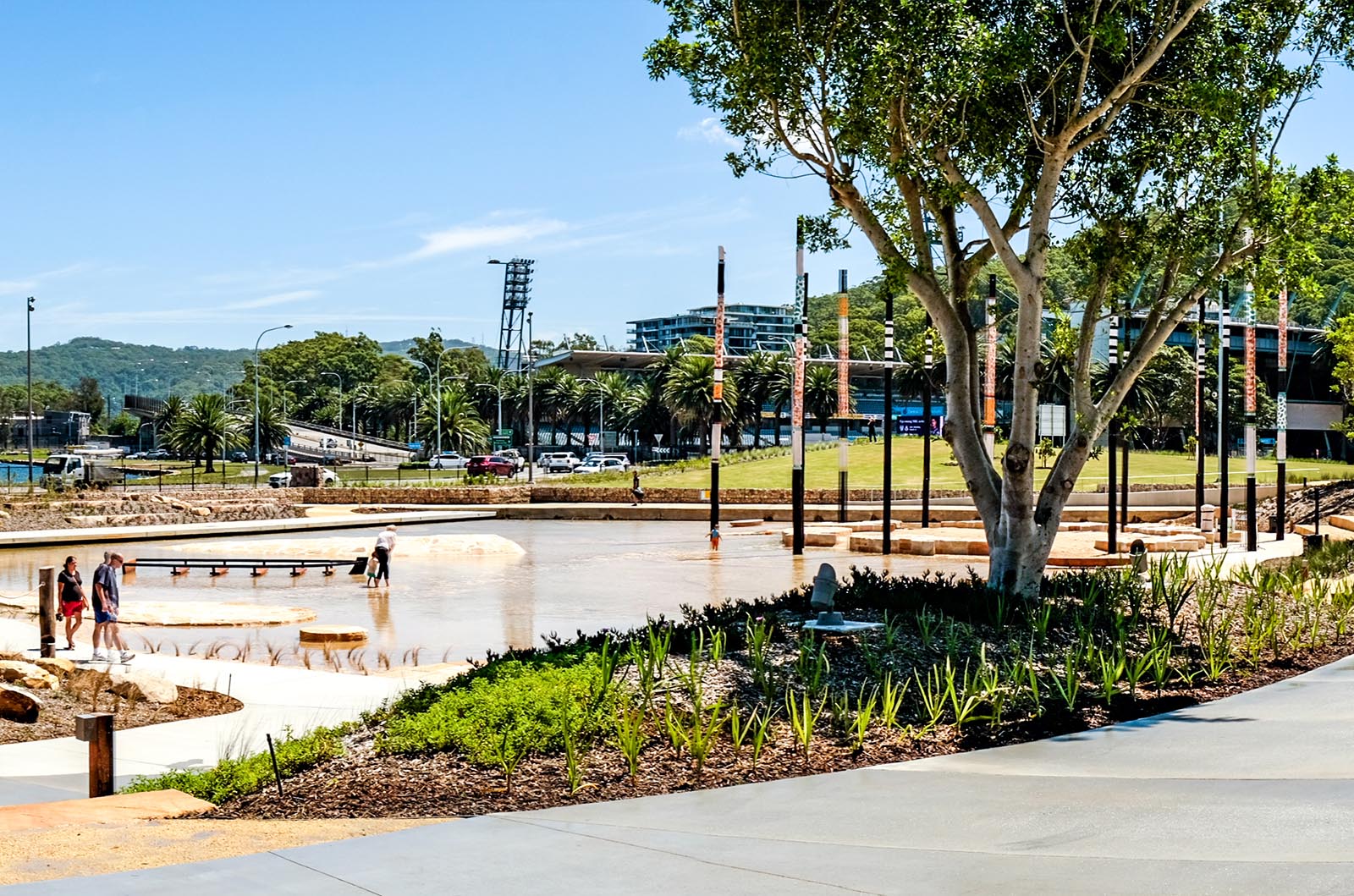 Leagues Club Park Overview Tidal Area
