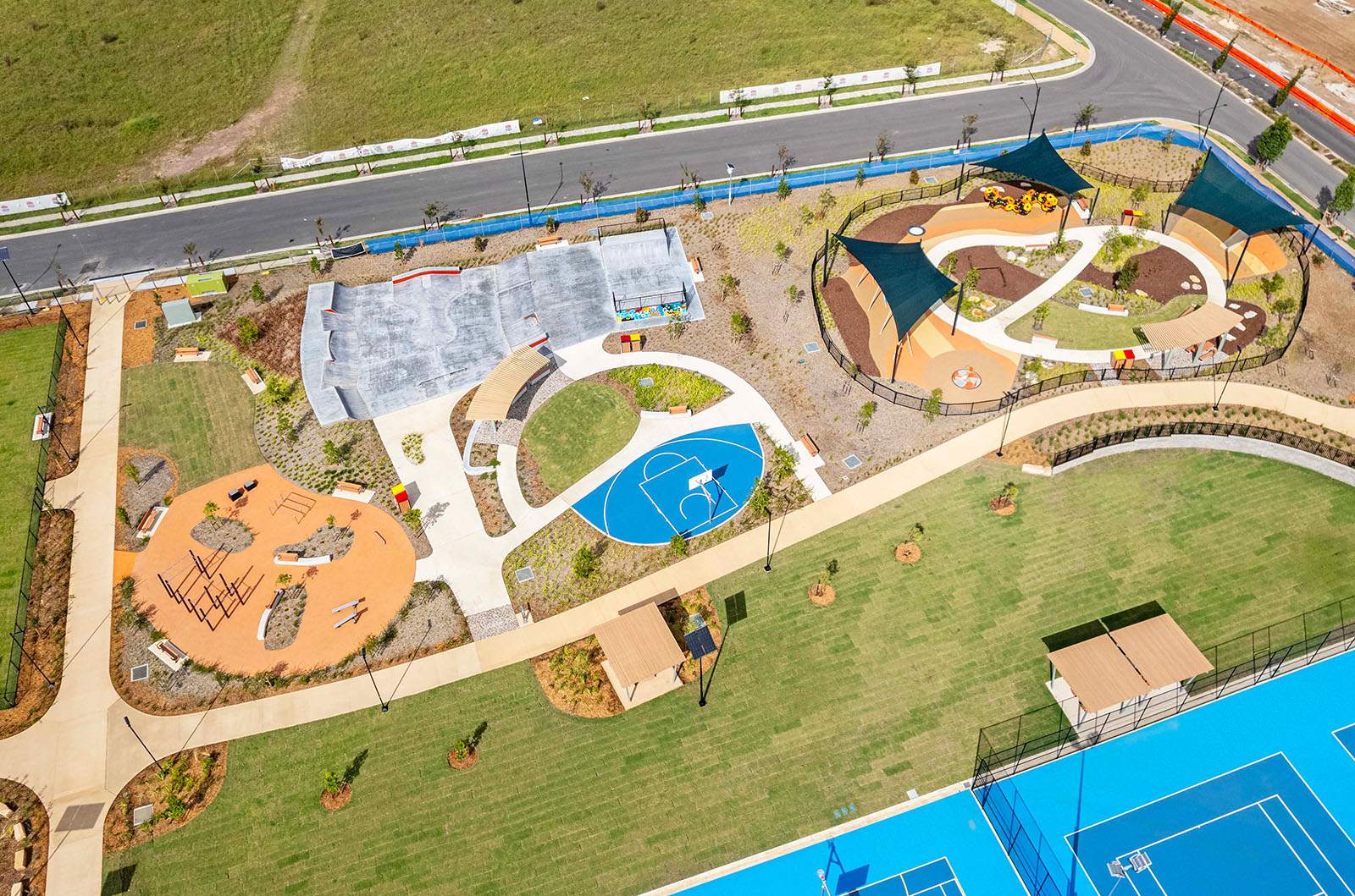 The Gables - Playground, sports park and fitness zone