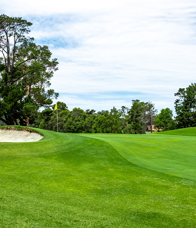 Wallacia Country Club Golf Course - Bunker and green