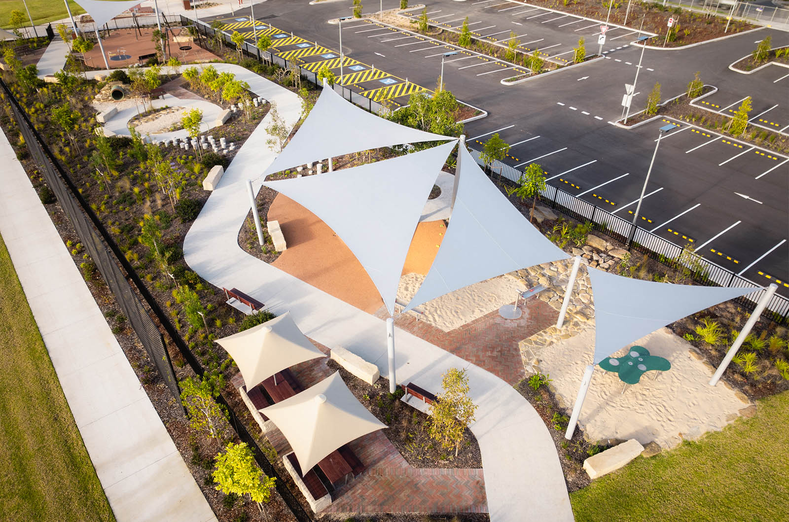 Willowdale Sports Precinct Aerial View of Playground