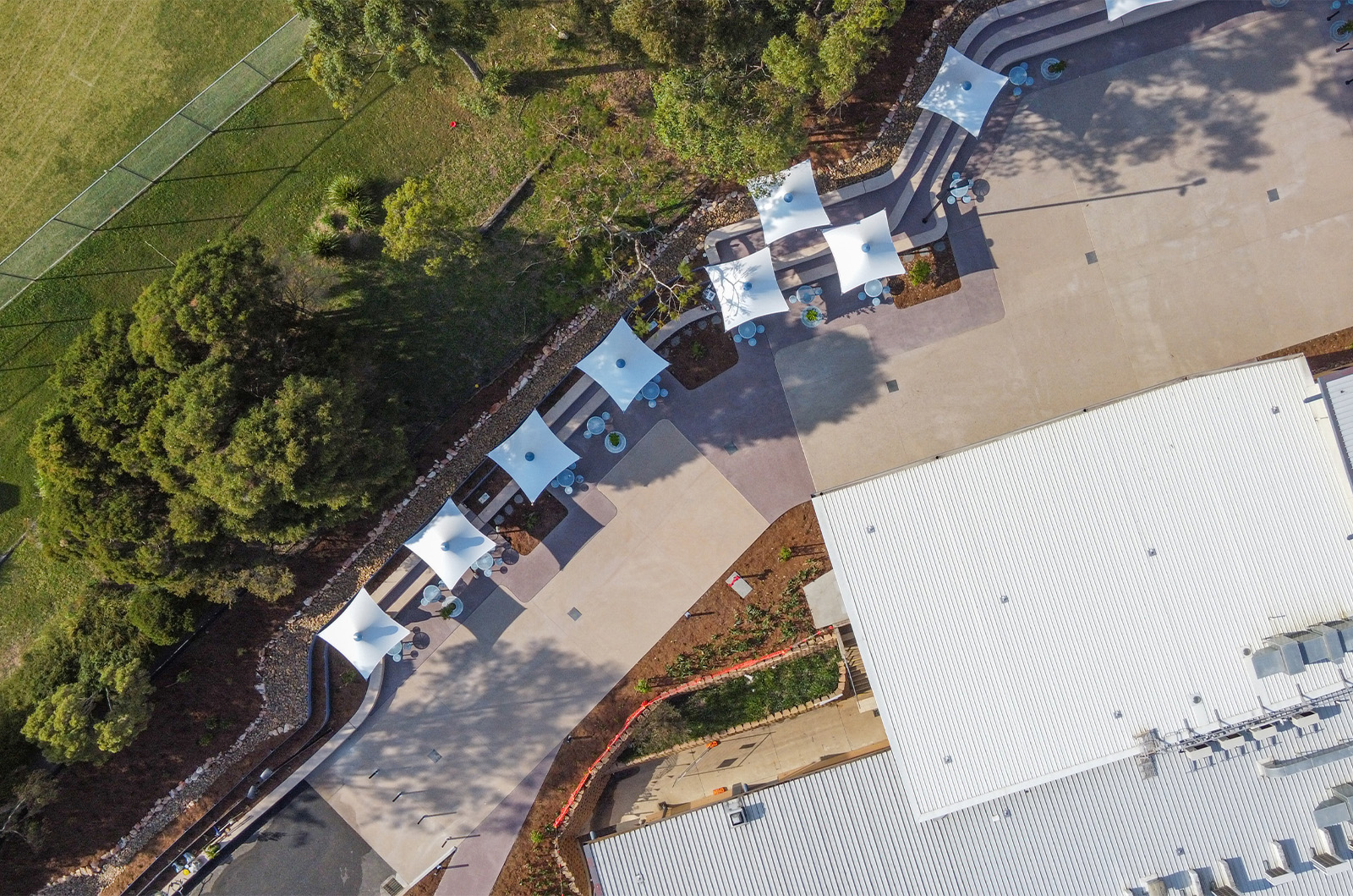 Groves Christian College - Aerial View of Seating Area
