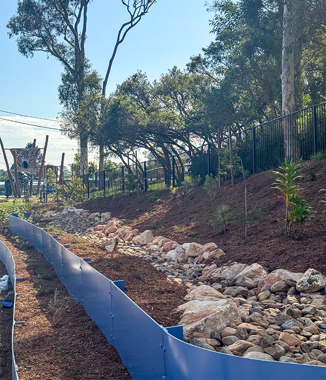 Groves Christian College - Retaining Wall