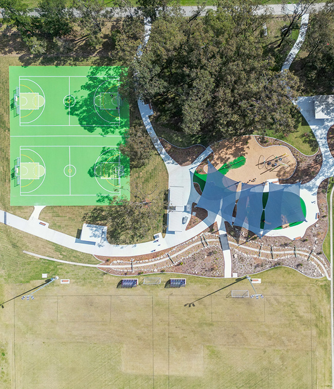 Viney Park - Sports Court & Playground