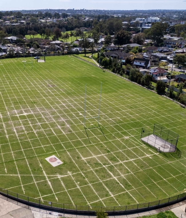 CV Kelly Sports Field, Aeriel view